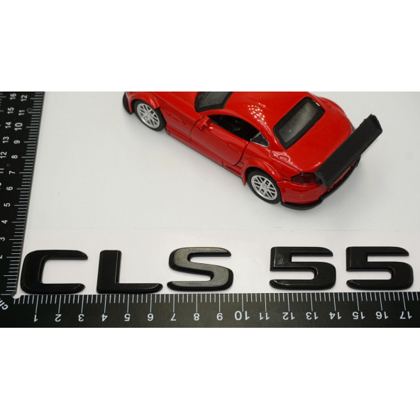 CLS 55 Bagaj Parlak Siyah ABS 3M 3D Yazı Logo - 5