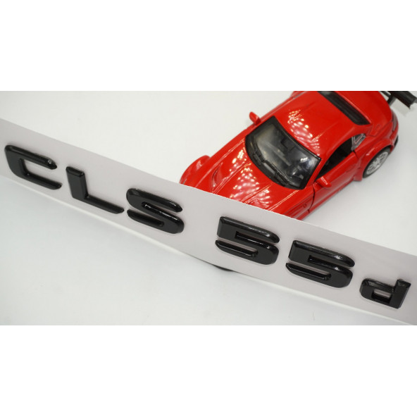 CLS 55d Bagaj Parlak Siyah ABS 3M 3D Yazı Logo - 4
