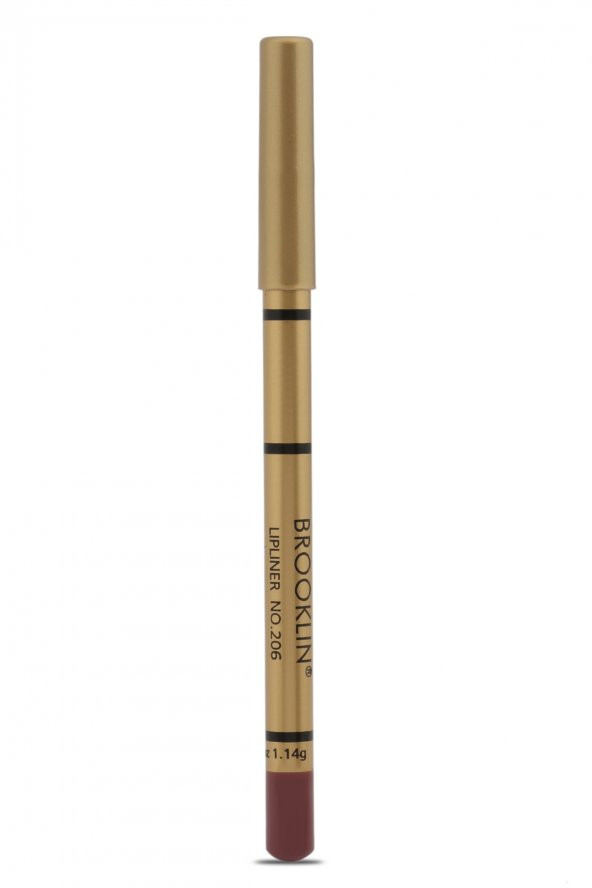 BROOKLIN Dudak Kalemi - Lipliner No: 206 (Pembe Kahverengi) - 2
