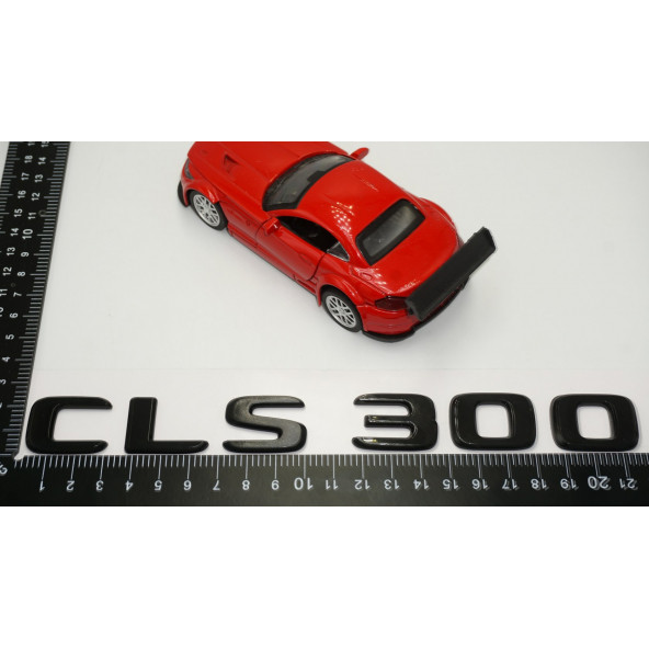 CLS 300 Bagaj Parlak Siyah ABS 3M 3D Yazı Logo - 5