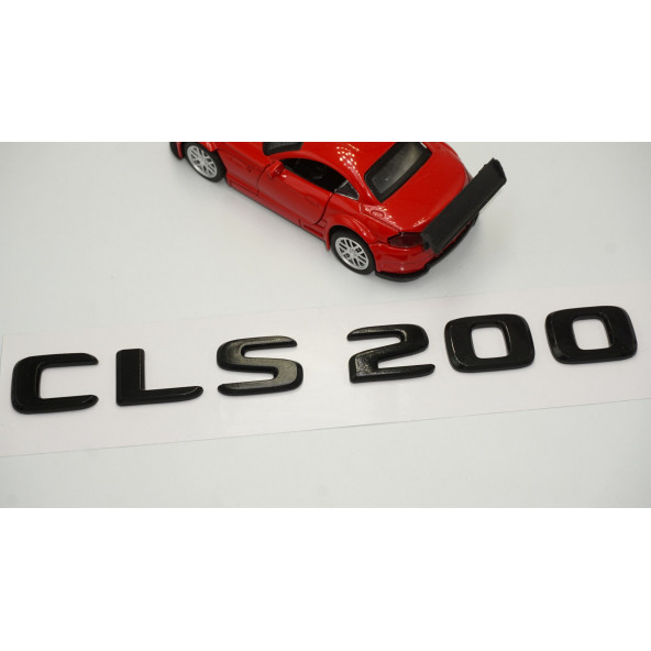 CLS 200 Bagaj Parlak Siyah ABS 3M 3D Yazı Logo - Resim 3