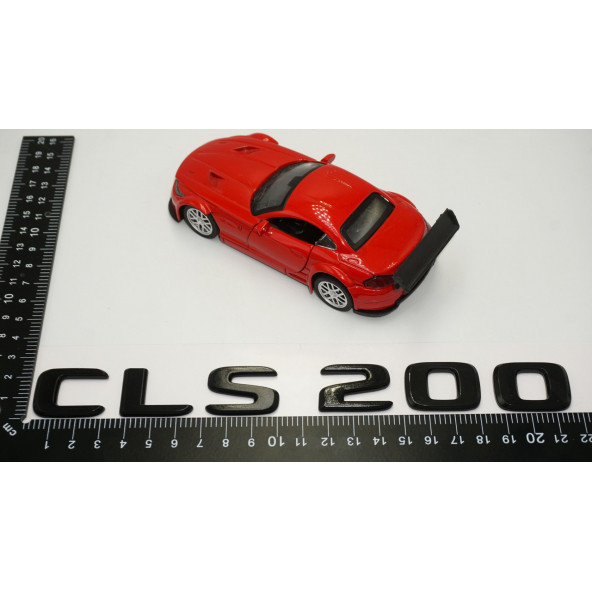 CLS 200 Bagaj Parlak Siyah ABS 3M 3D Yazı Logo - Resim 5