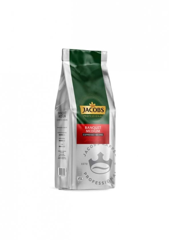 Jacobs Banquet Medium Espresso Beans Çekirdek Kahve 1 Kg