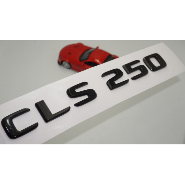 CLS 250 Bagaj Parlak Siyah ABS 3M 3D Yazı Logo