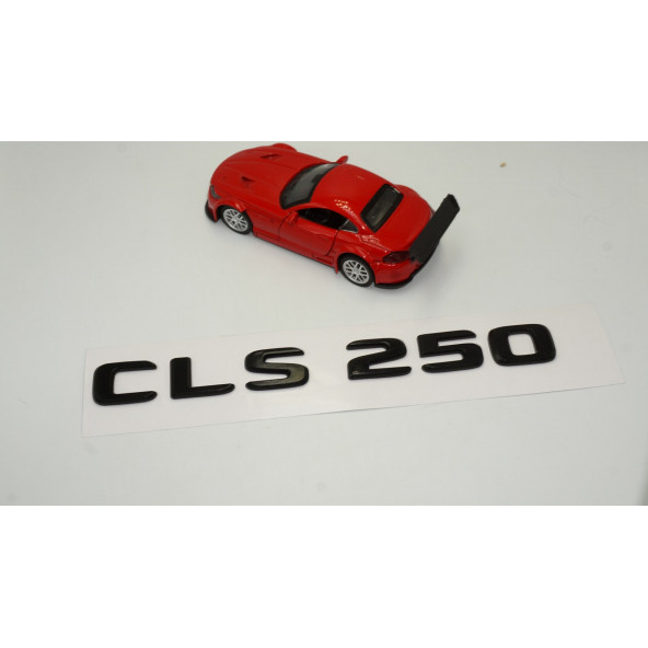 CLS 250 Bagaj Parlak Siyah ABS 3M 3D Yazı Logo - 2