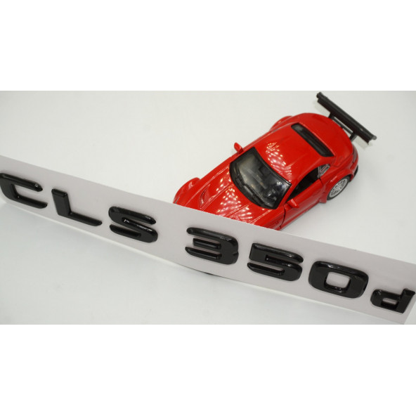 CLS 350d Bagaj Parlak Siyah ABS 3M 3D Yazı Logo - Resim 4