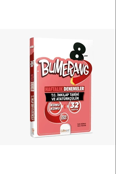Günay 8.Sınıf Bumerang T.C İnkilap Tarihi Haftalık Denemeler