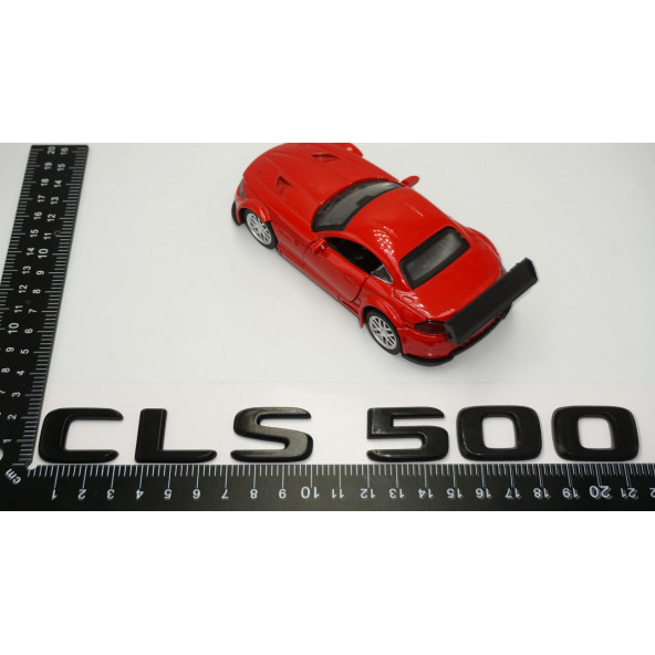 CLS 500 Bagaj Parlak Siyah ABS 3M 3D Yazı Logo - 5