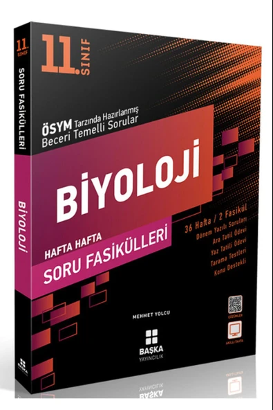 Başka 11. Sınıf Biyoloji Soru Fasikülleri 2 Fasikül