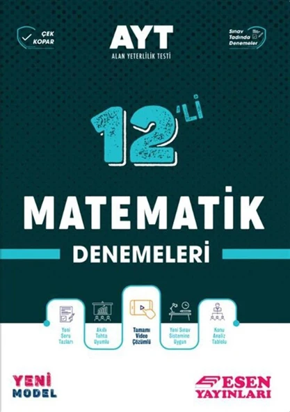 Esen AYT Matematik 12 li Deneme