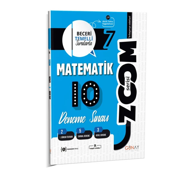 Günay 7. Sınıf Zoom Matematik 10lu Branş Deneme