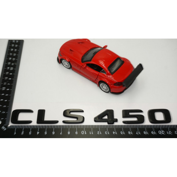 CLS 450 Bagaj Parlak Siyah ABS 3M 3D Yazı Logo - 5