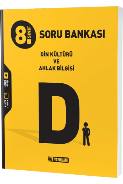 Hız 8. Sınıf Din Kültürü ve Ahlak Bilgisi Soru Bankası