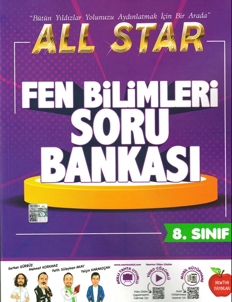Newton 2022-2023 8.Sınıf All Star Fen Bilimleri Soru Bankası