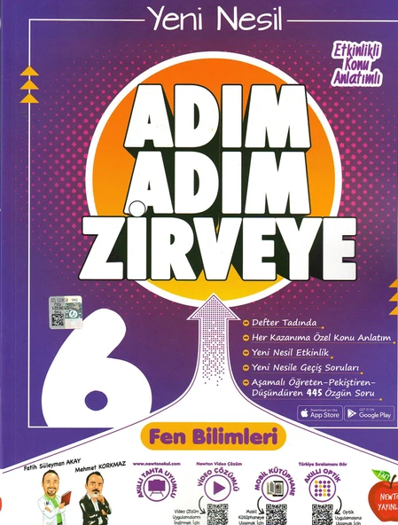 Newton 2022-2023 6.Sınıf Adım Adım Fen Bilimleri Soru Bankası