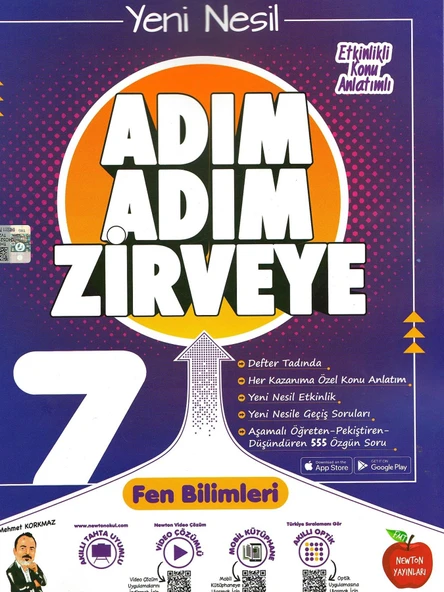 Newton 7.Sınıf Adım Adım Fen Bilimleri Soru Bankası 2025