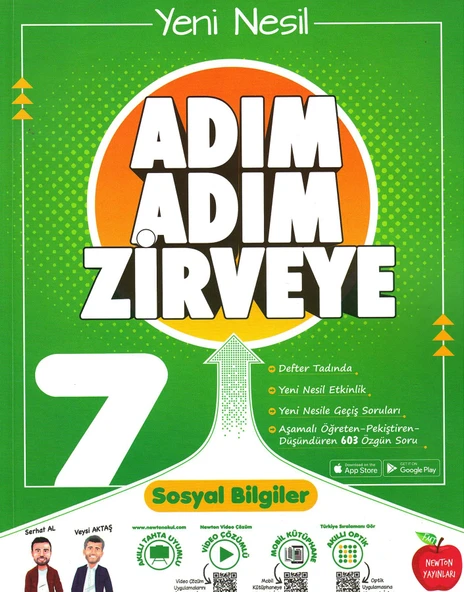 Newton 2022-2023 7.Sınıf Adım Adım Sosyal Bilgiler Soru Bankası