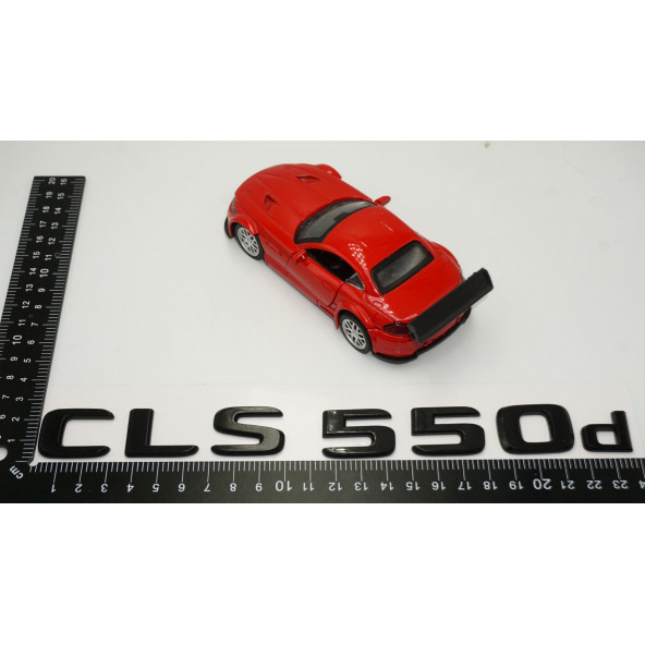 CLS 550d Bagaj Parlak Siyah ABS 3M 3D Yazı Logo - Resim 5