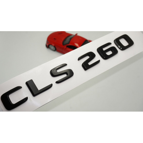 CLS 260 Bagaj Parlak Siyah ABS 3M 3D Yazı Logo