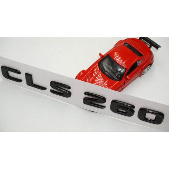 CLS 260 Bagaj Parlak Siyah ABS 3M 3D Yazı Logo - 4