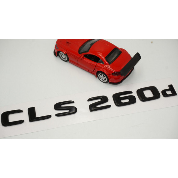 CLS 260d Bagaj Parlak Siyah ABS 3M 3D Yazı Logo - Resim 3