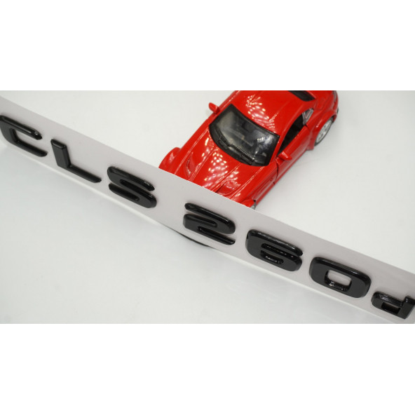 CLS 260d Bagaj Parlak Siyah ABS 3M 3D Yazı Logo - Resim 4