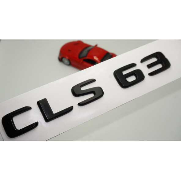 CLS 63 Bagaj Parlak Siyah ABS 3M 3D Yazı Logo