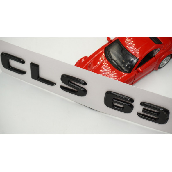 CLS 63 Bagaj Parlak Siyah ABS 3M 3D Yazı Logo - 4
