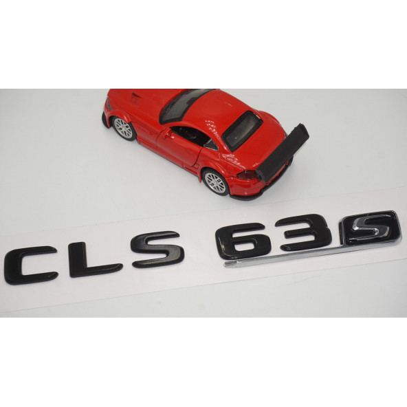 CLS 63S Bagaj Parlak Siyah ABS 3M 3D Yazı Logo - Resim 3