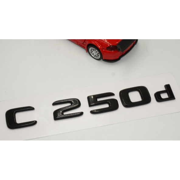 C 250d Bagaj Parlak Siyah ABS 3M 3D Yazı Logo - 3