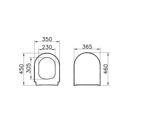 Vitra Ses Yok Yavaş Kapanan Klozet Kapağı 85-003-009 - 2