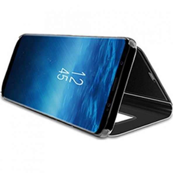 Samsung S8 Kapaklı Kılıf Clear View Aynalı Stand Olabilen Kılıf - 2