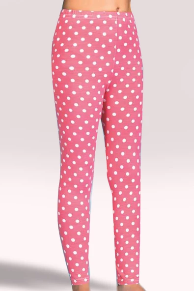 Berrak Kız Puantiyeli Tayt 2594 - Resim 2