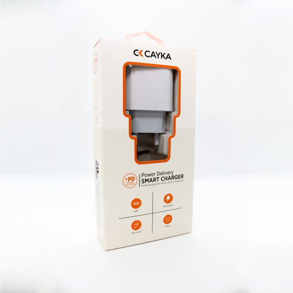 Cayka İphone 12 20W PD Hızlı Şarj Adaptörü 1m Lightning Kablo Şarj Set - 5