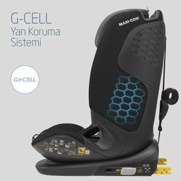 Maxi-Cosi Titan Pro I-Size ADAC'lı 9-36 Kg Çocuk Oto Koltuğu Authentic Black - 4