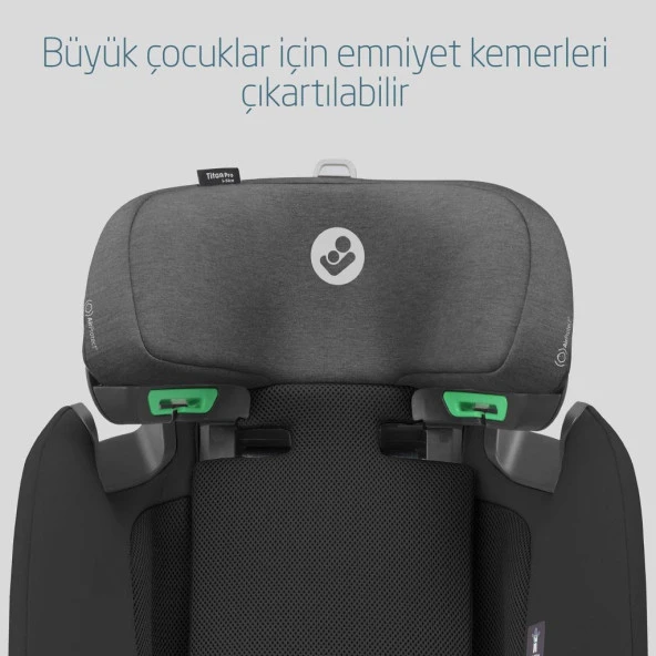 Maxi-Cosi Titan Pro I-Size ADAC'lı 9-36 Kg Çocuk Oto Koltuğu Authentic Black - 8