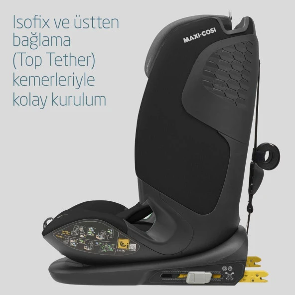 Maxi-Cosi Titan Pro I-Size ADAC'lı 9-36 Kg Çocuk Oto Koltuğu Authentic Black - 11