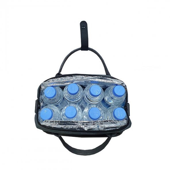 Termo Termal Kol Çantası 8 Litre Termos Çanta Buzluk Gri - 5