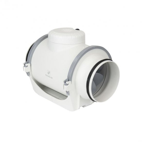 TD Evo 125 Reb-1 Hız Anahtarlı 310 m3/h Soler Palau Kademeli Yuvarlak Havalandırma Fanı - 4