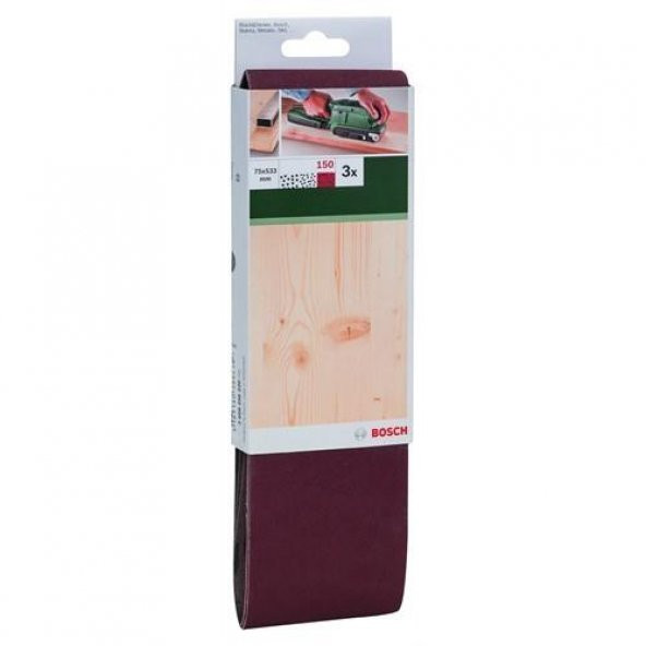 Bosch Tank Zımpara 75x533 MM 150 Kum 2.609.256.220 3lü
