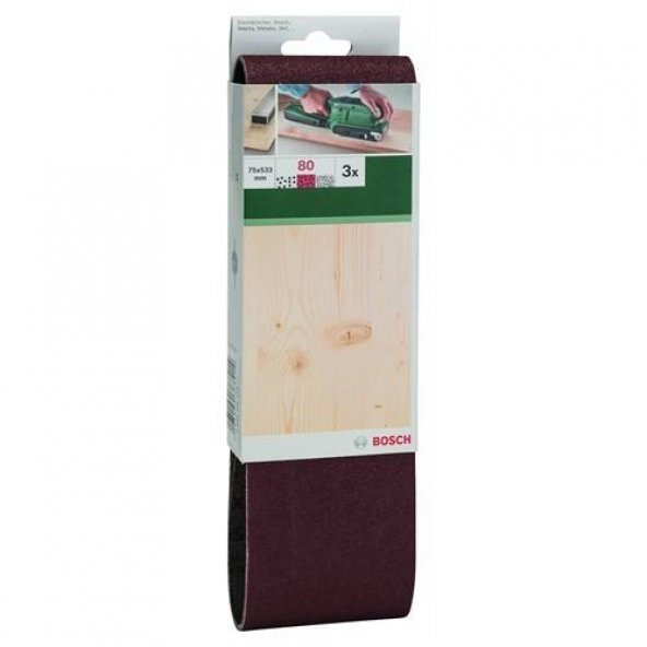 Bosch Tank Zımpara 75x533 MM 80 Kum 2.609.256.218 3lü