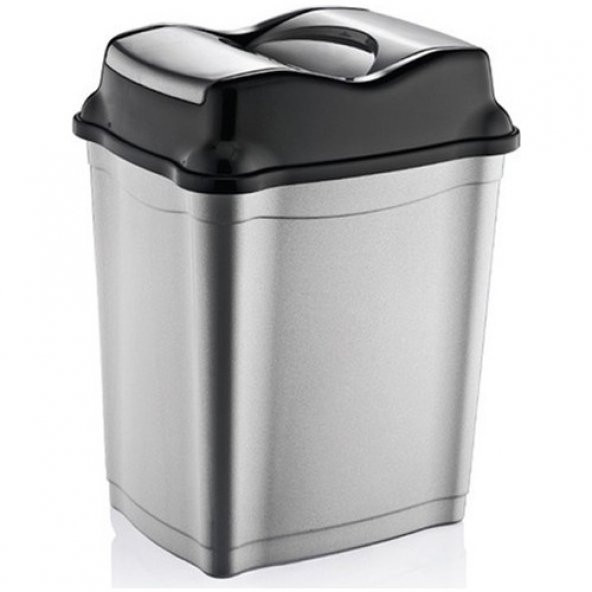 Hobby Life Plastik 3 No Girdap Çöp Kovası (16LT)- Gri - 2