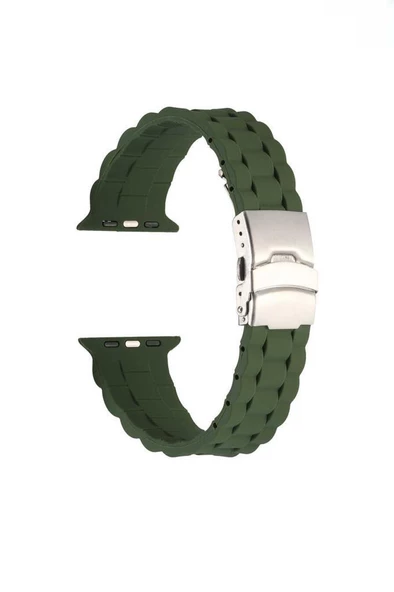 Apple Watch Ultra 49mm Renkli ​​​​KRD-72 Silikon Strap Kayış - 12
