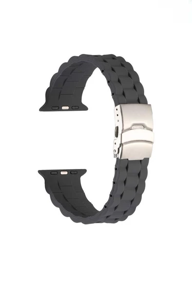 Apple Watch Ultra 49mm Renkli KRD-72 Silikon Strap Kayış - 9