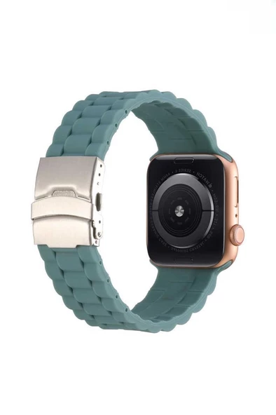 Apple Watch Ultra 49mm Renkli KRD-72 Silikon Strap Kayış