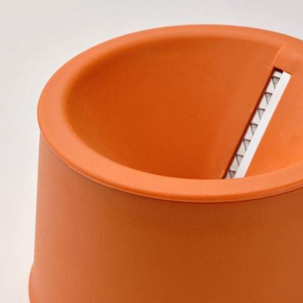 2 Parça Sebze Dilimleyici MeridyenDukkan 6 Cm Yeşil-Turuncu Renk Pratik Mutfak Ürünleri - 3