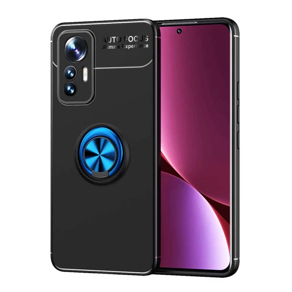 Xiaomi Mi 12 Lite Kılıf Zore Ravel Yüzüklü Silikon Kılıf - 4