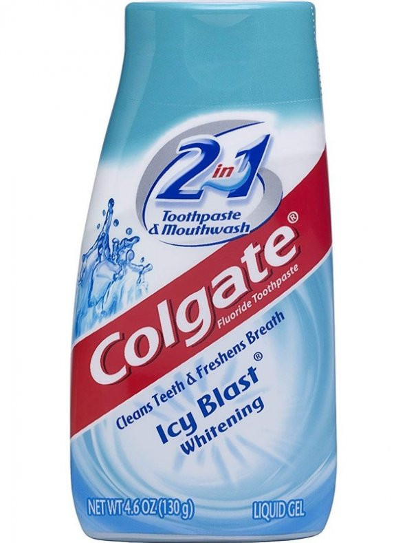 Colgate 2 In 1 Buz Ferahlığı Diş Macunu 130 gr - Resim 2