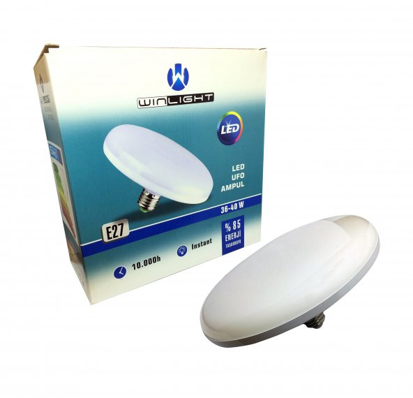 WİNLİGHT 40W UFO LED AMPUL BEYAZ 6500K E27 2300 LÜMEN