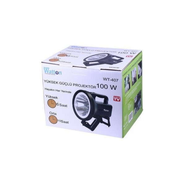 BlackWatton Wt-407 Yüksek Güçlü 100 W Projektör En Güçlüsü - 6